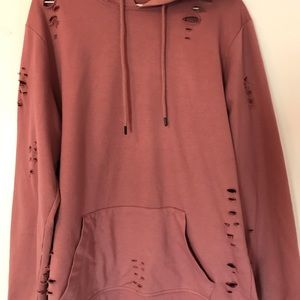 Men’s Distressed Hoodie